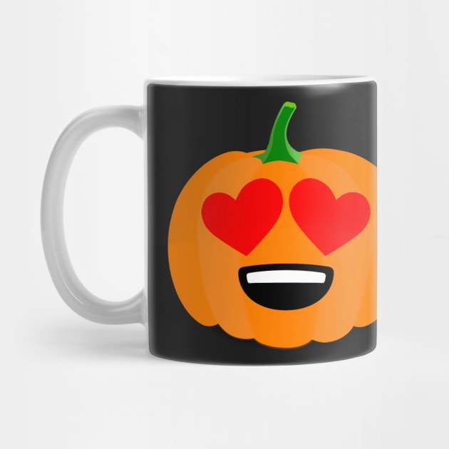 Pumpkin Emoji Heart Eyes by eightfive_one4